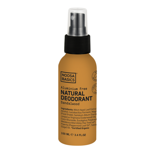 Noosa Basics-Natural Deodorant Spray Sandalwood 100ML