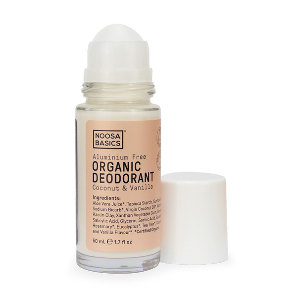 Noosa Basics-Organic Deodorant Roll On Coconut & Vanilla 50ML