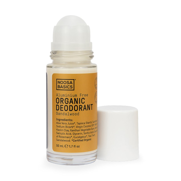 Noosa Basics-Organic Deodorant Roll On Sandalwood 50ML