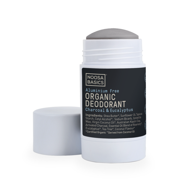 Noosa Basics-Organic Deodorant Stick Activated Charcoal 60G