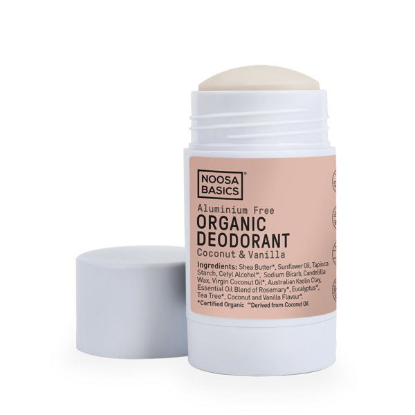 Noosa Basics-Organic Deodorant Stick Coconut & Vanilla 60G