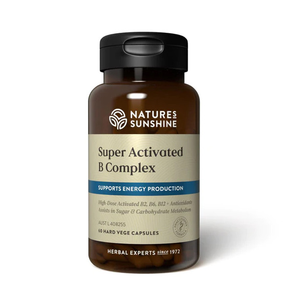 Nature's Sunshine-Super Activated B Complex 60C