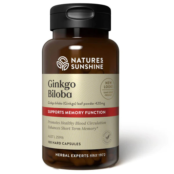 Nature's Sunshine-Ginkgo Biloba 420MG 100C