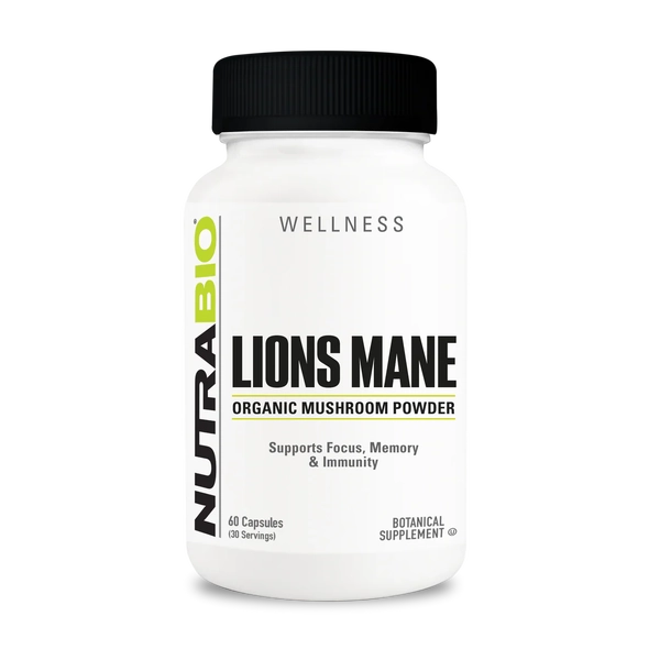 NutraBio-Lions Mane (500mg) 60C