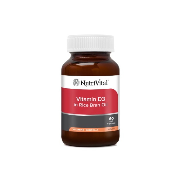 NutriVital-Vitamin D3 in Rice Bran Oil 60C