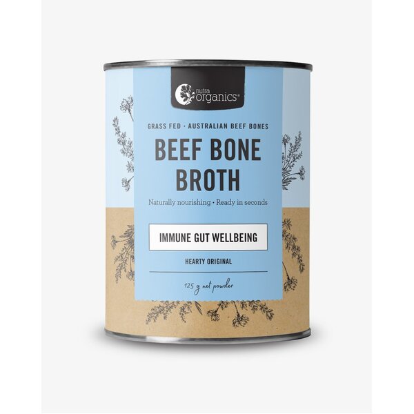 Nutra Organics-Beef Bone Broth Original Flavour Powder 125G