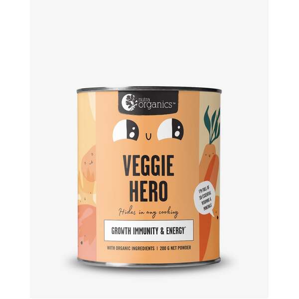Nutra Organics-Veggie Hero 200G