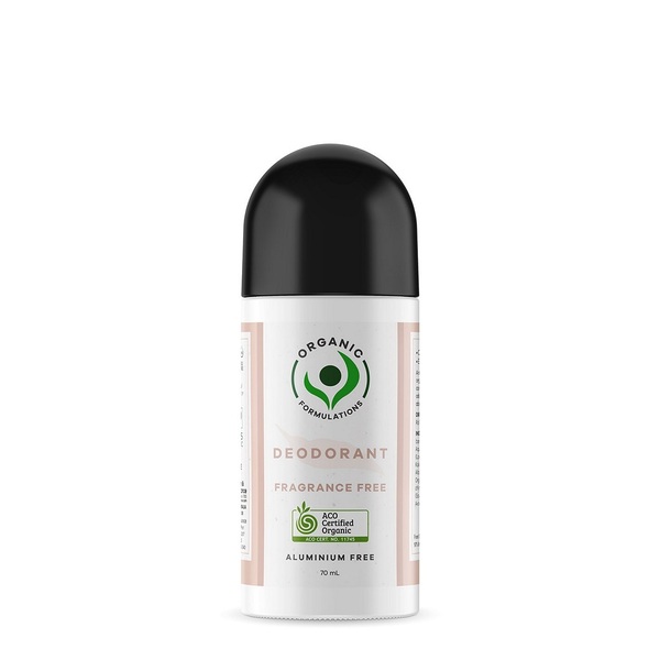 Organic Formulations-Fragrance Free Deodorant 70ML