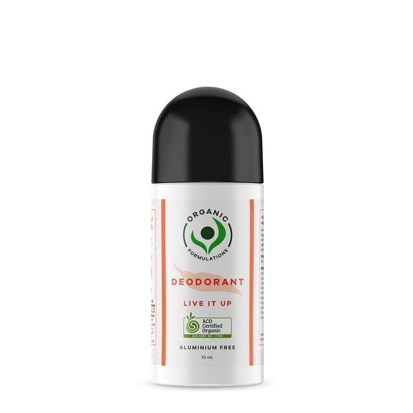 Organic Formulations-Live It Up Deodorant 70ML