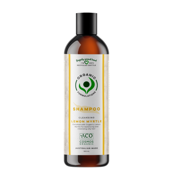 Organic Formulations-Lemon Myrtle Shampoo 500ML