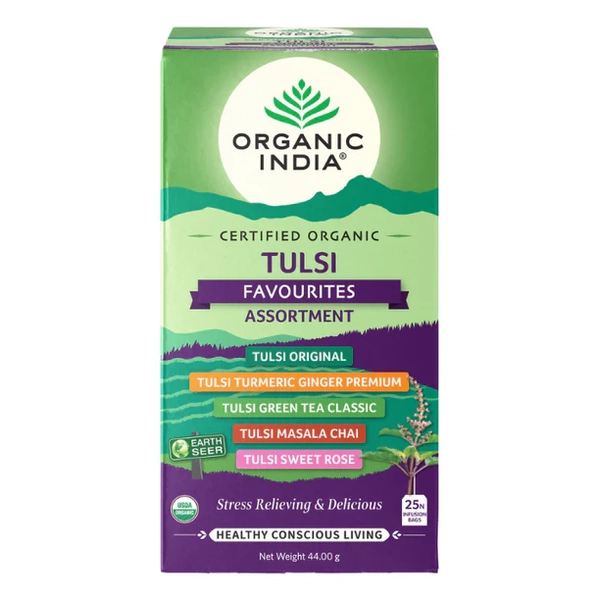 Organic India-Tulsi Favourites Collection 25 Tea Bags