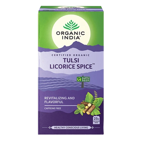 Organic India-Tulsi Licorice Spice 25 Tea Bags