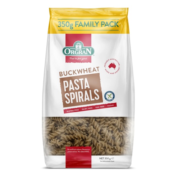 Orgran-Buckwheat Spirals 350G