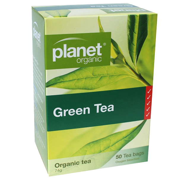 Planet Organic-Green Tea 50 Tea Bags