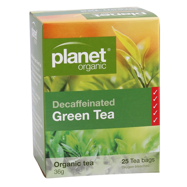 Planet Organic-Green Tea (decaffeinated) 25 Tea Bags