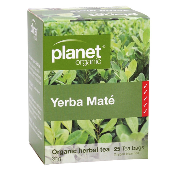 Planet Organic-Yerba Mate 25 Tea Bags