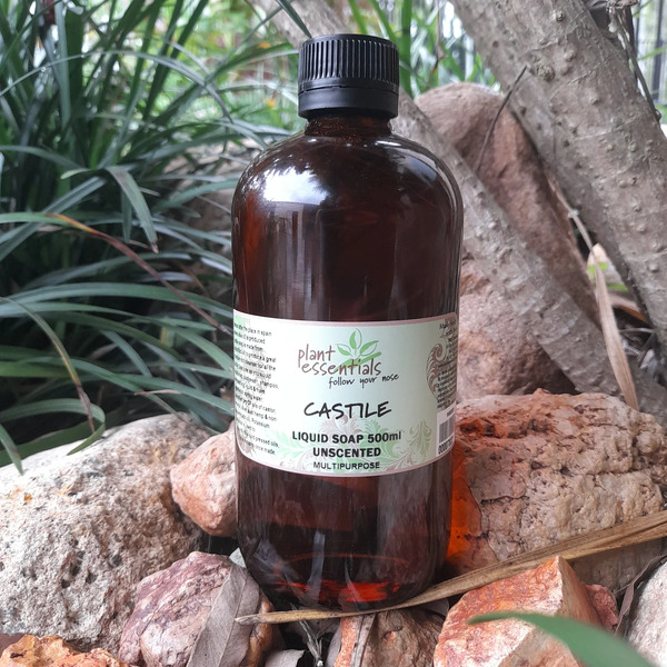 Plant Essentials-Castile Liquid Soap Unscented 500ML