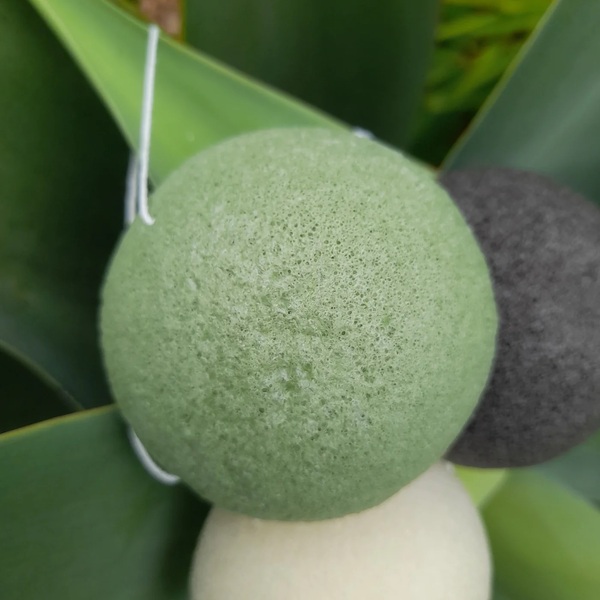 Plant Essentials-Konjac Sponge Green