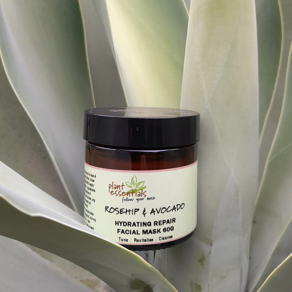 Plant Essentials-Rosehip & Avocado Hydrating Repair Facial Mask 60G