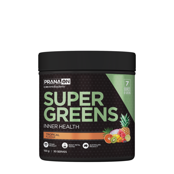 PranaOn-Super Greens Tropical 150G