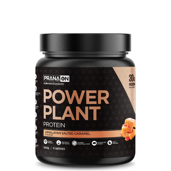 PranaOn-Power Plant Protein Salted Caramel 500G