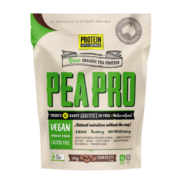 Protein Supplies Australia-Pea Pro Chocolate 500G