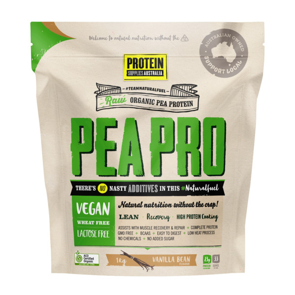 Protein Supplies Australia-Pea Pro Vanilla Bean 1KG