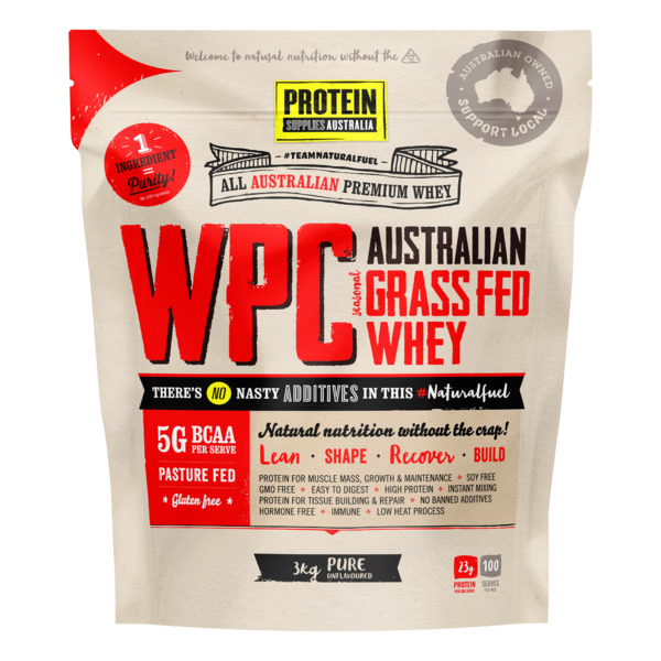 Protein Supplies Australia-WPC Pure 3KG
