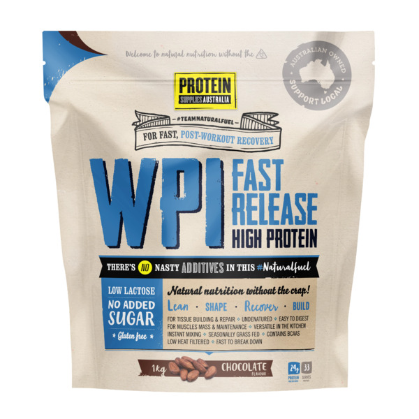 Protein Supplies Australia-WPI Chocolate 1KG