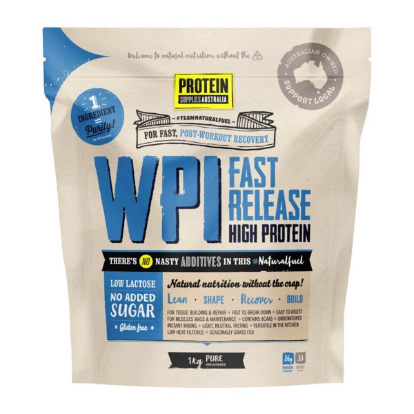 Protein Supplies Australia-WPI Pure 1KG