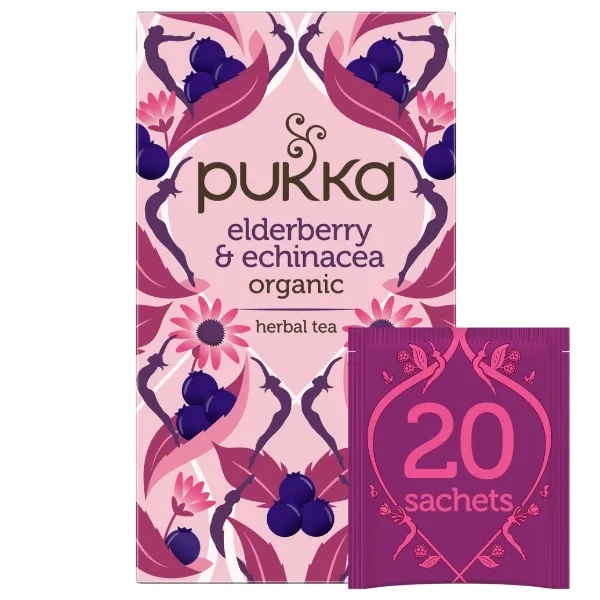 Pukka-Elderberry & Echinacea Herbal Tea Sachets