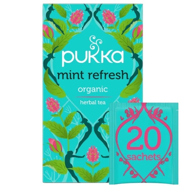 Pukka-Mint Refresh Herbal Tea Sachets