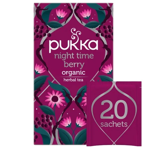 Pukka-Night Time Berry Herbal Tea Sachets