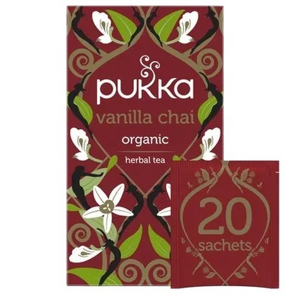 Pukka-Vanilla Chai Herbal Tea Sachets