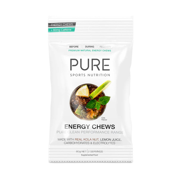 Pure Sports Nutrition-PURE Energy Chews Cola Caffeine  60G