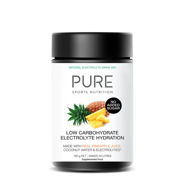 Pure Sports Nutrition-PURE Electrolyte Hydration Pineapple Low Carb 160G