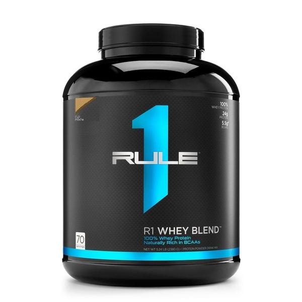 RULE 1-R1 Whey Blend Cafe Mocha 5LB