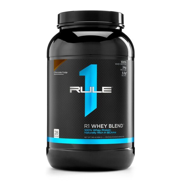 RULE 1-R1 Whey Blend Chocolate Fudge 2LB