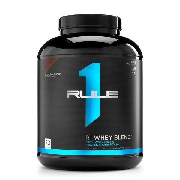 RULE 1-R1 Whey Blend Chocolate Fudge 5LB