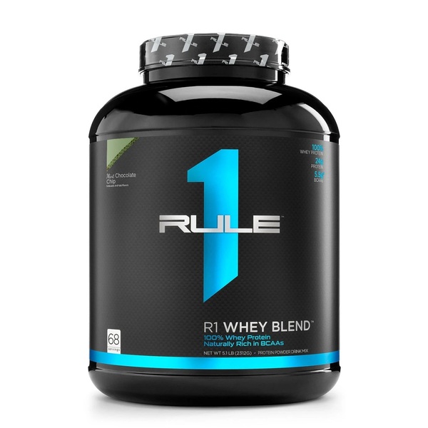 RULE 1-R1 Whey Blend Mint Chocolate Chip 5LB