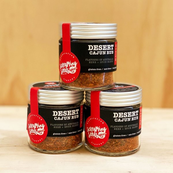 Screaming Seeds-Desert Cajun Rub (Medium) 60G