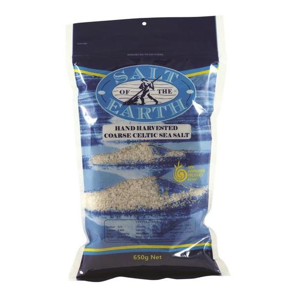 Salt of the Earth-Celtic Sea Salt Coarse 650G