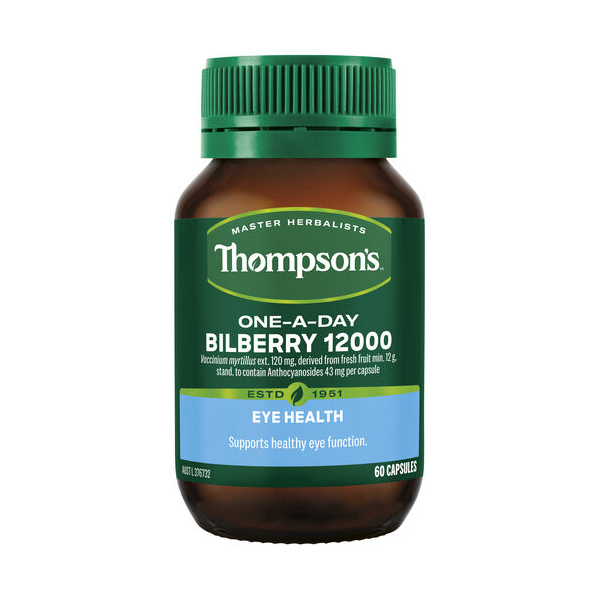 Thompson's-One-A-Day Bilberry 12000 60C