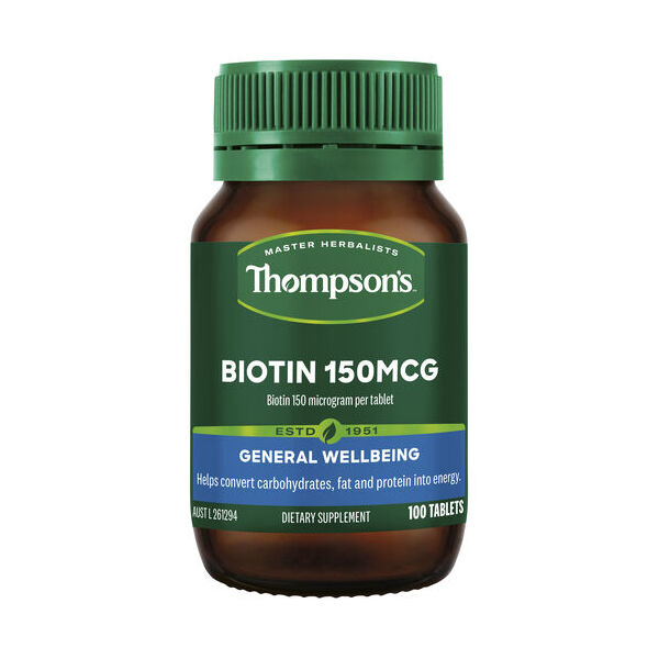 Thompson's-Biotin 150MCG 100T