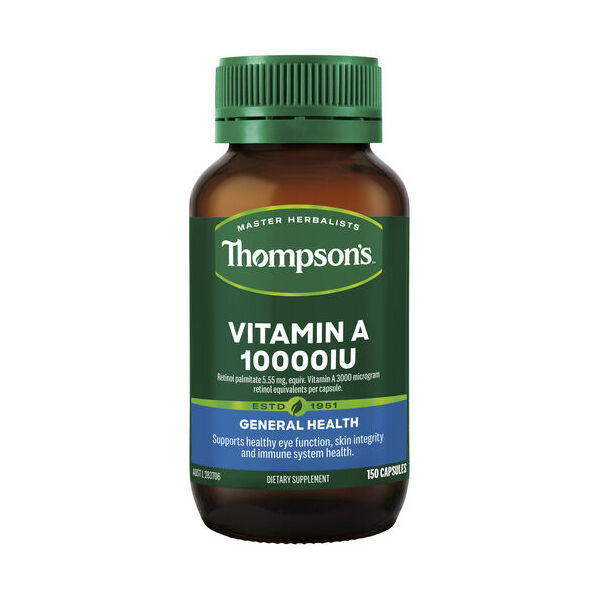 Thompson's-Vitamin A 10000IU 150C