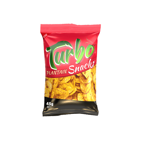 Turbo Snacks-Plantain Chilli 45G