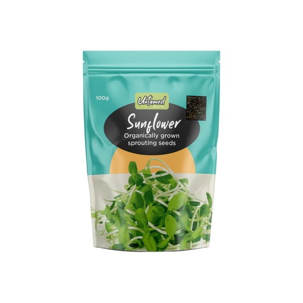 Untamed Health-Black Sunflower Sprouting Seeds 100G