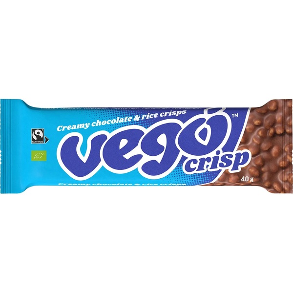 Vego-Creamy Chocolate & Rice Crisps 40G