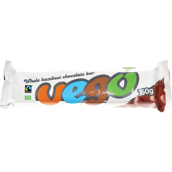Vego-Whole Hazelnut Chocolate Bar 150G