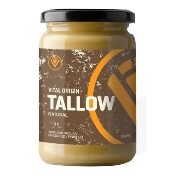 Vital Origin-Grass Fed Beef Tallow Natural 500ML